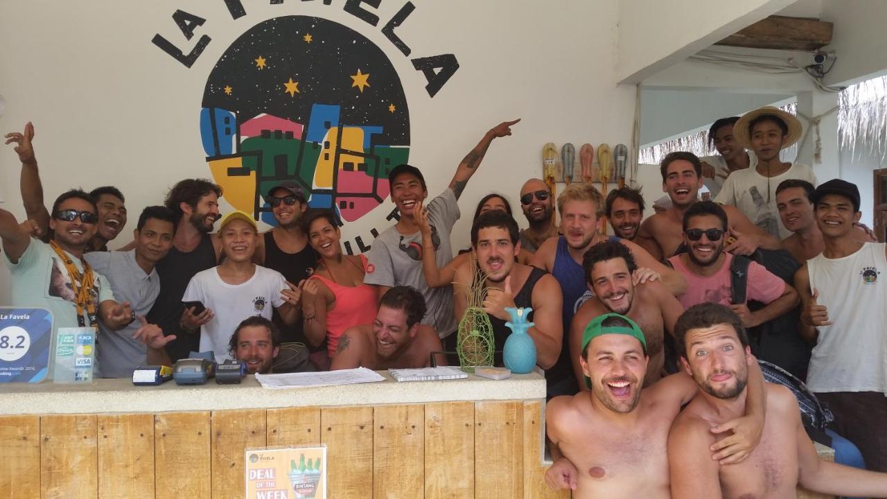 بيت شباب La Favela غيلي تراوانغان المظهر الخارجي الصورة